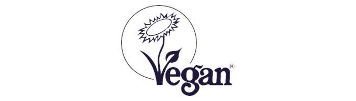 The Vegan Society’s label for a vegan product.