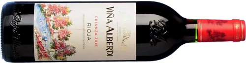 Botella de Viña Alberdi.