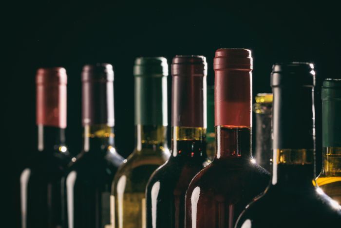 Bottles of wine
