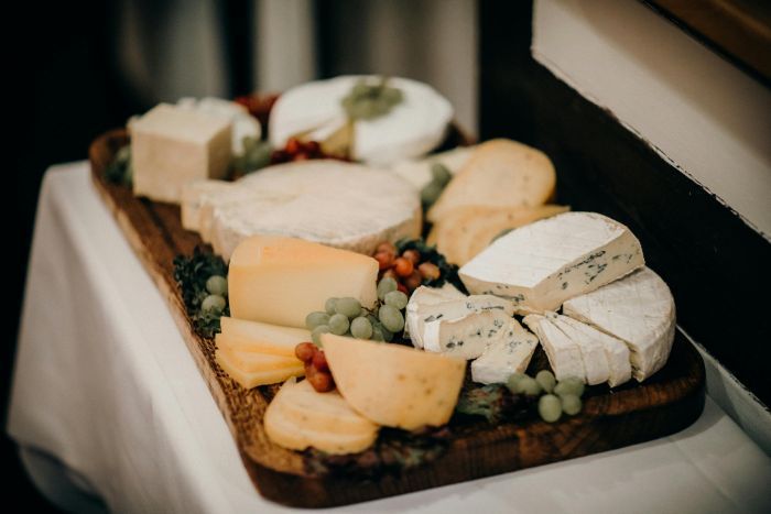 Fancy cheese plate