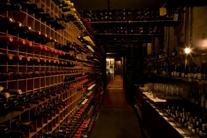 Bern's Steak House wine collection