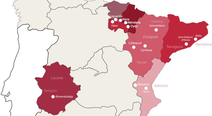 wines map