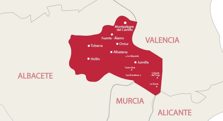 Mapa vinos 