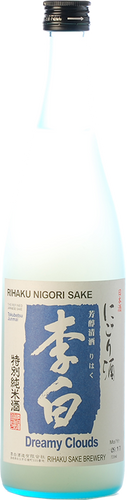 Riahaku Nigori Dreamy Clouds Sake (0,72 L)