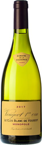 D. de la Vougeraie Vougeot Le Clos Blanc 1 C 2017