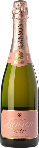 Champagne Lanson Rosé Label