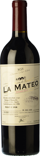 La Mateo Colección de Familia Vendimia 2016
