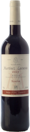 Martínez Lacuesta Reserva 2005