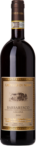 Castello di Neive Barbaresco Gallina 2014