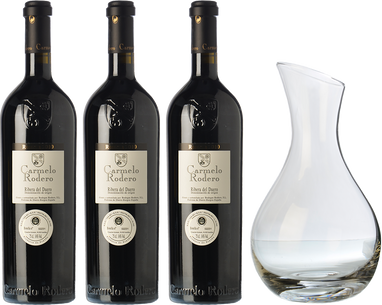 3 Carmelo Rodero Reserva + FREE Decanter