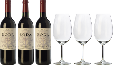 3 Roda + 3 verres en CADEAU