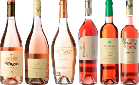 Artists of rosé wine