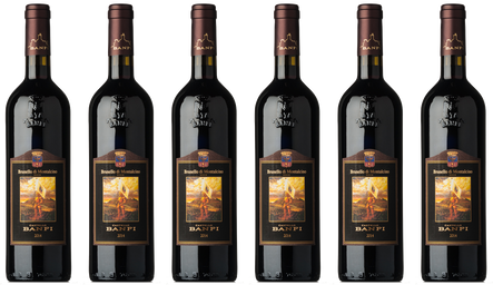 Box Brunello Banfi 6 bottles