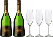 Jaume Codorníu Gran Reserva + 3 calici in REGALO