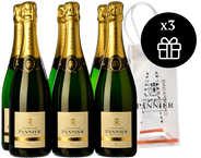 6 Champagne Pannier Brut Sélection + 3 Ice bag